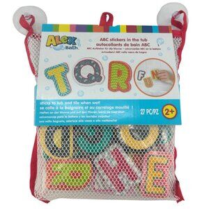 Alex Bath ABC Stickers in the Tub / 27 Pieces